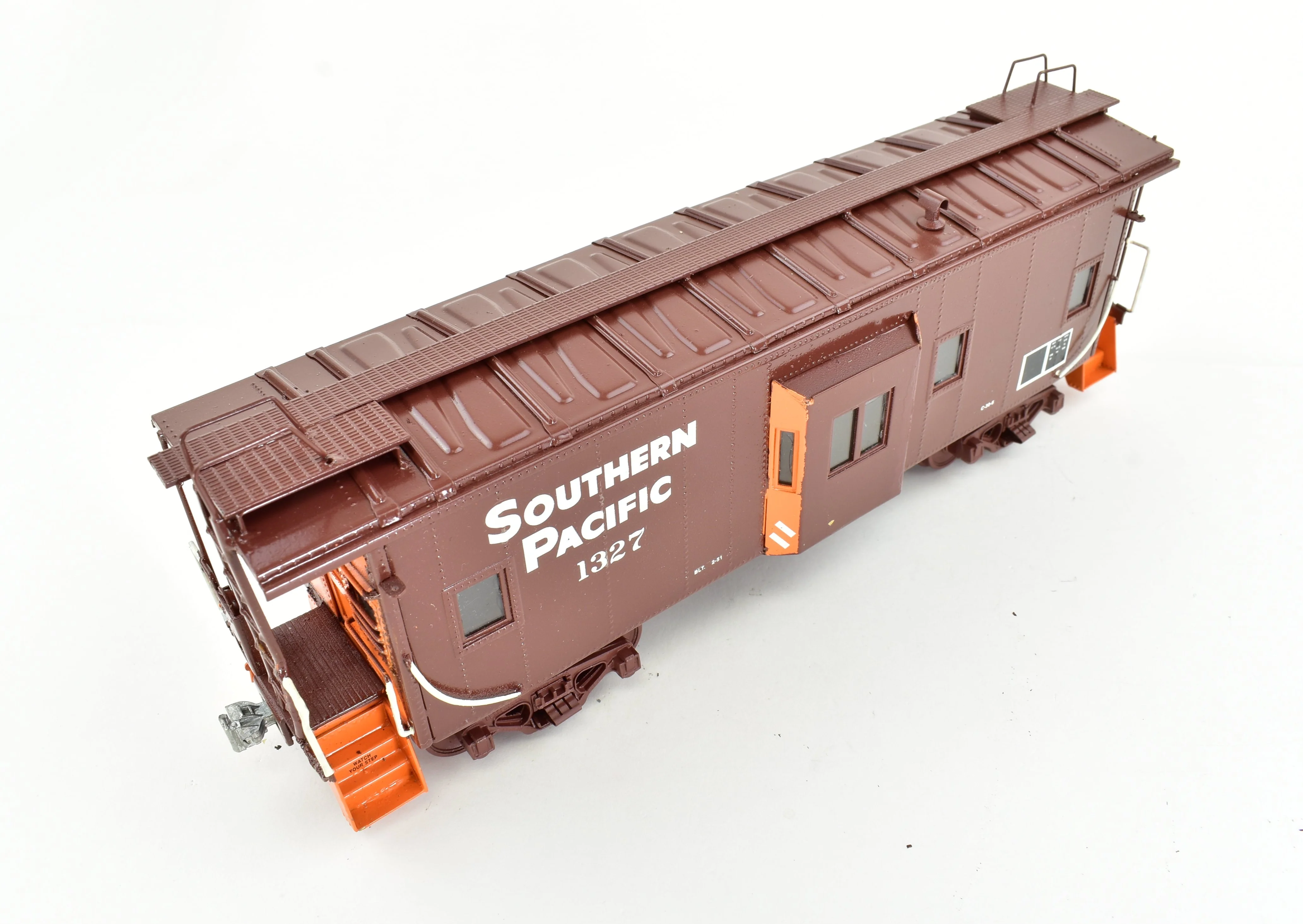 O Brass CON Max Gray SP - Southern Pacific Bay Window Caboose Custom Painted NO BOX - Image 5