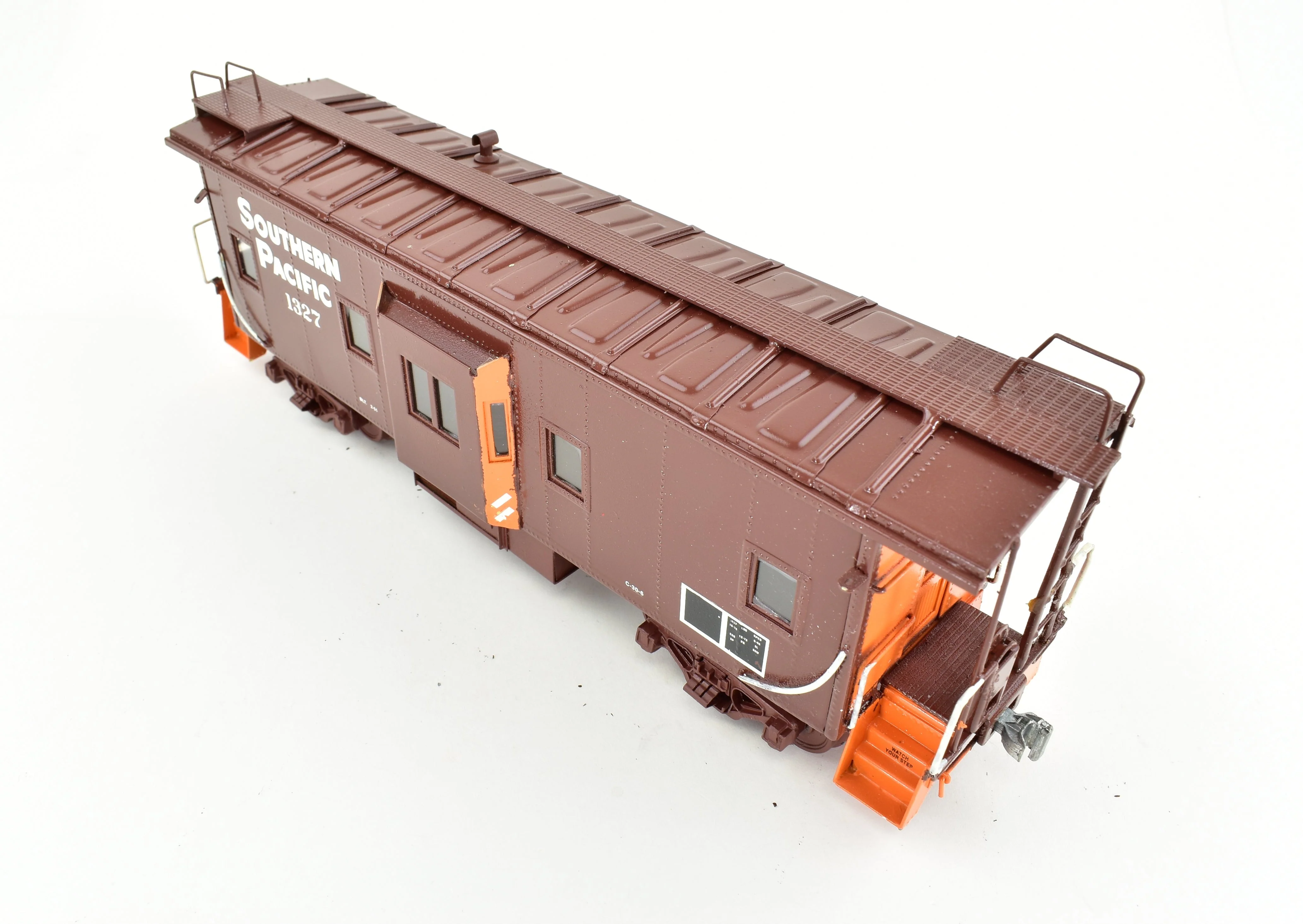 O Brass CON Max Gray SP - Southern Pacific Bay Window Caboose Custom Painted NO BOX - Image 6