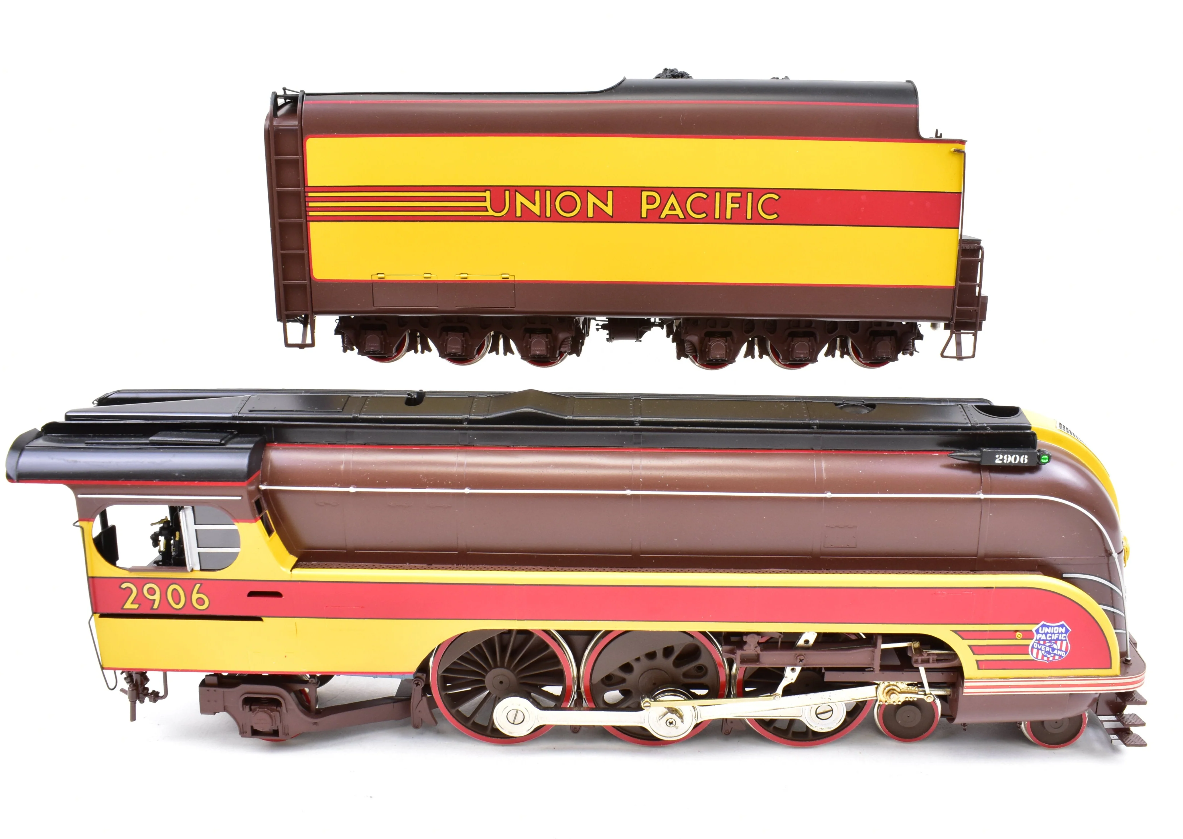 O Brass CON OMI - Overland Models, Inc. UP - Union Pacific 2906 4-6-2 Streamlined Factory Painted "Forty-Niner" - Image 3