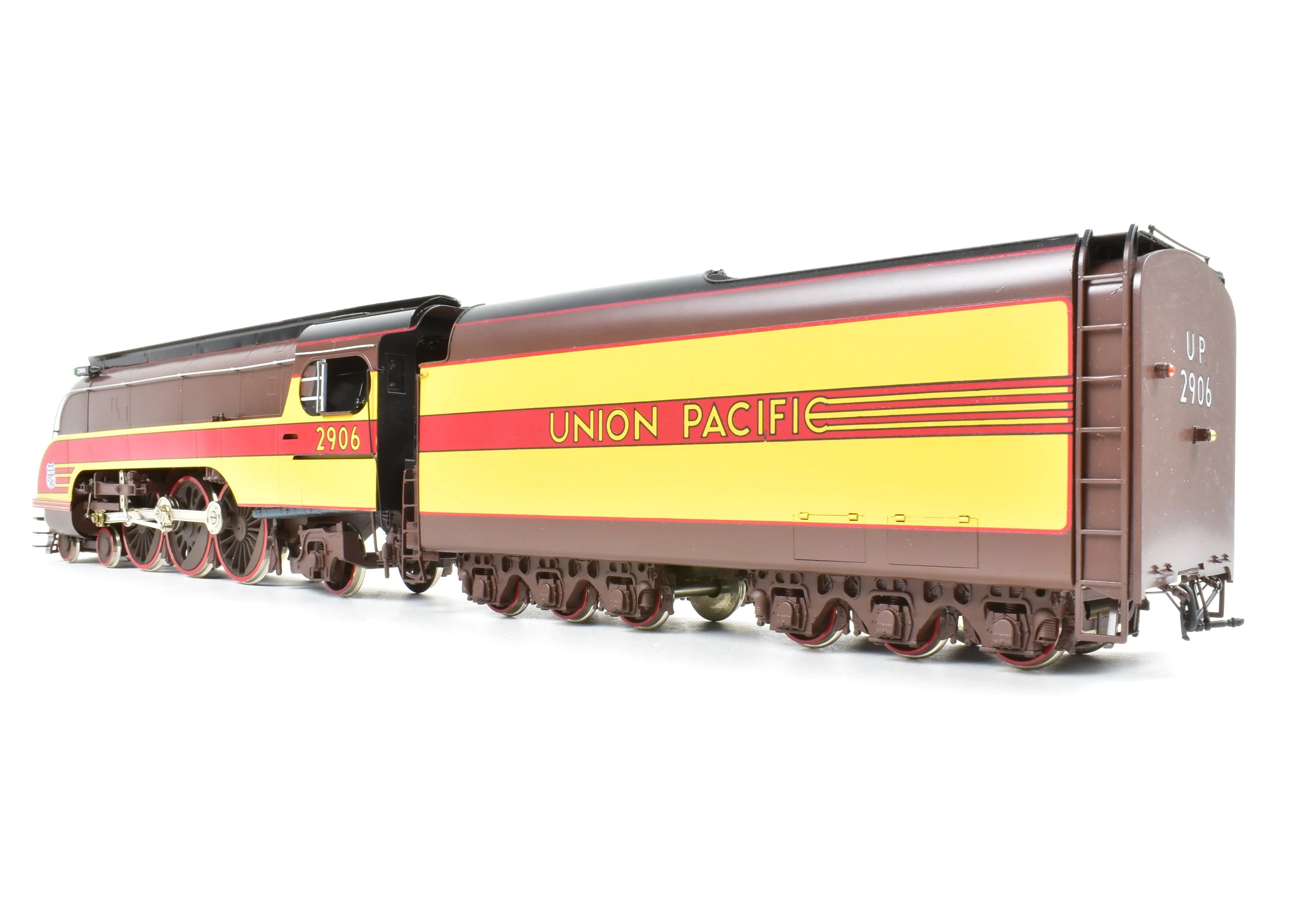 O Brass CON OMI - Overland Models, Inc. UP - Union Pacific 2906 4-6-2 Streamlined Factory Painted "Forty-Niner" - Image 5