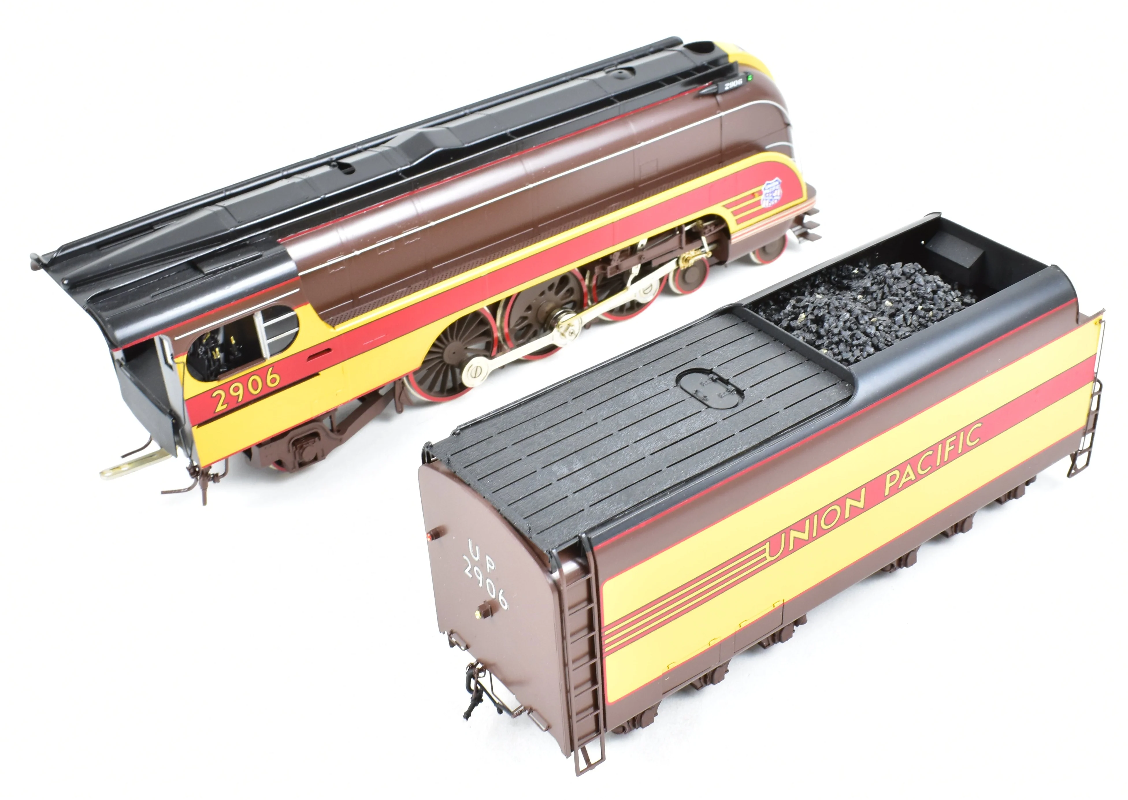 O Brass CON OMI - Overland Models, Inc. UP - Union Pacific 2906 4-6-2 Streamlined Factory Painted "Forty-Niner" - Image 8