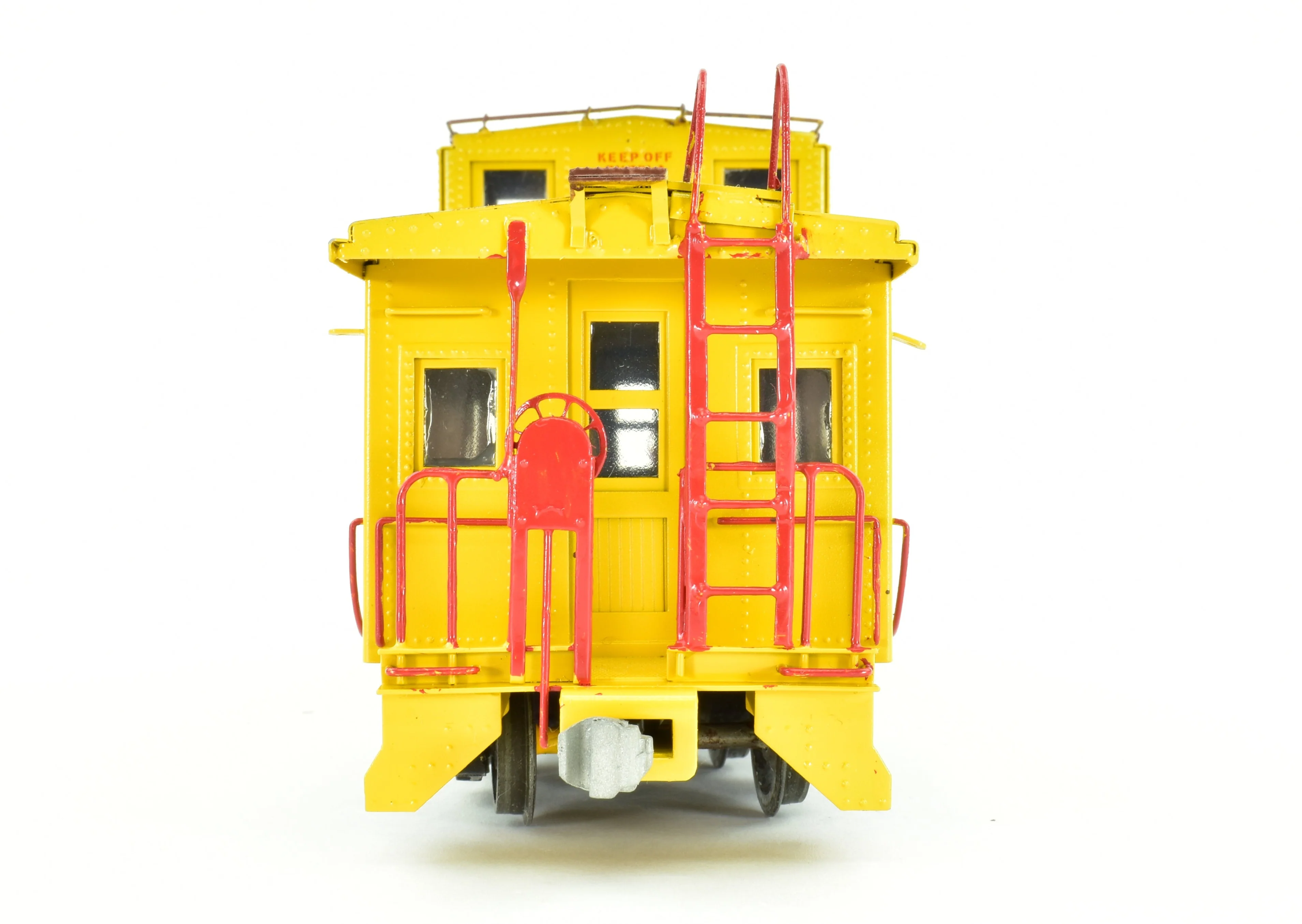 O Brass CON U.S. Hobbies UP - Union Pacific CA-4 Steel Cupola Caboose Custom Painted NO BOX - Image 11