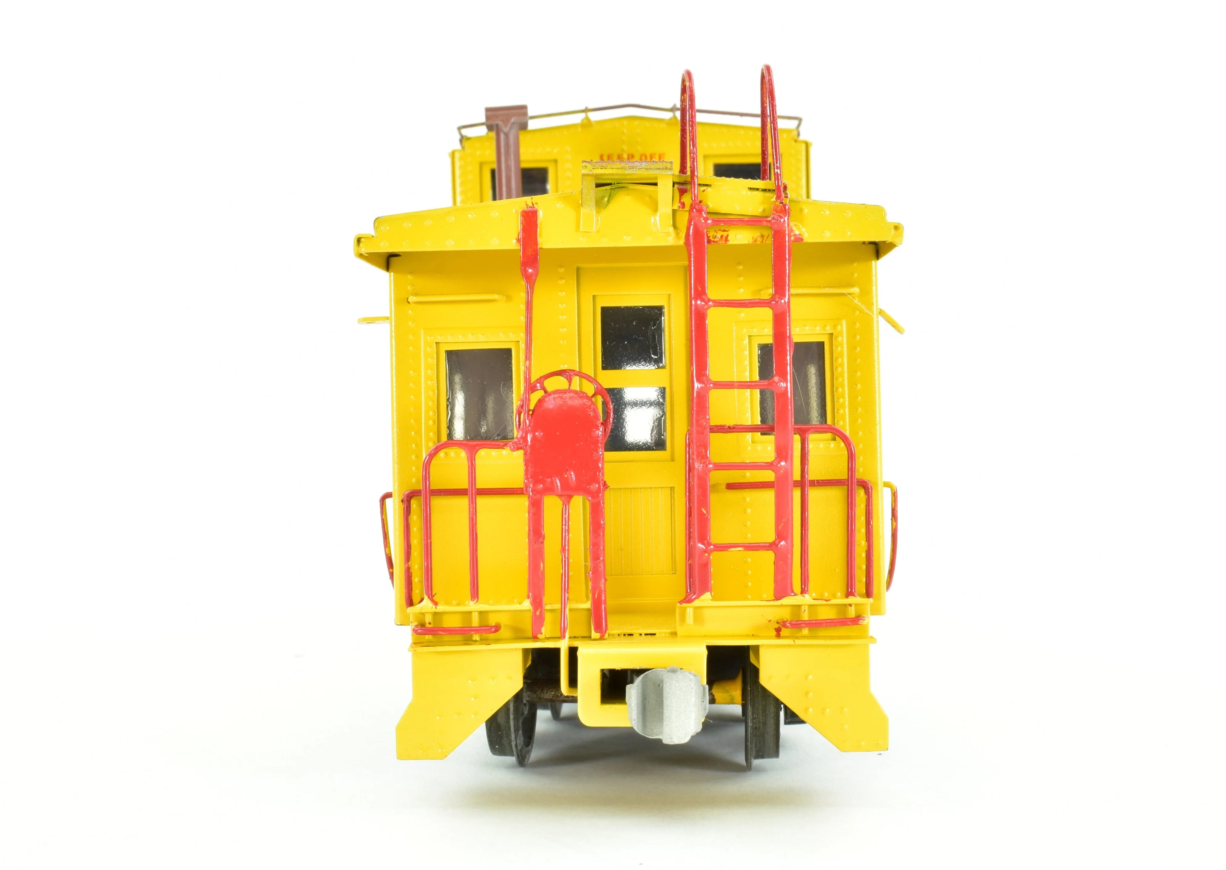 O Brass CON U.S. Hobbies UP - Union Pacific CA-4 Steel Cupola Caboose Custom Painted NO BOX - Image 12