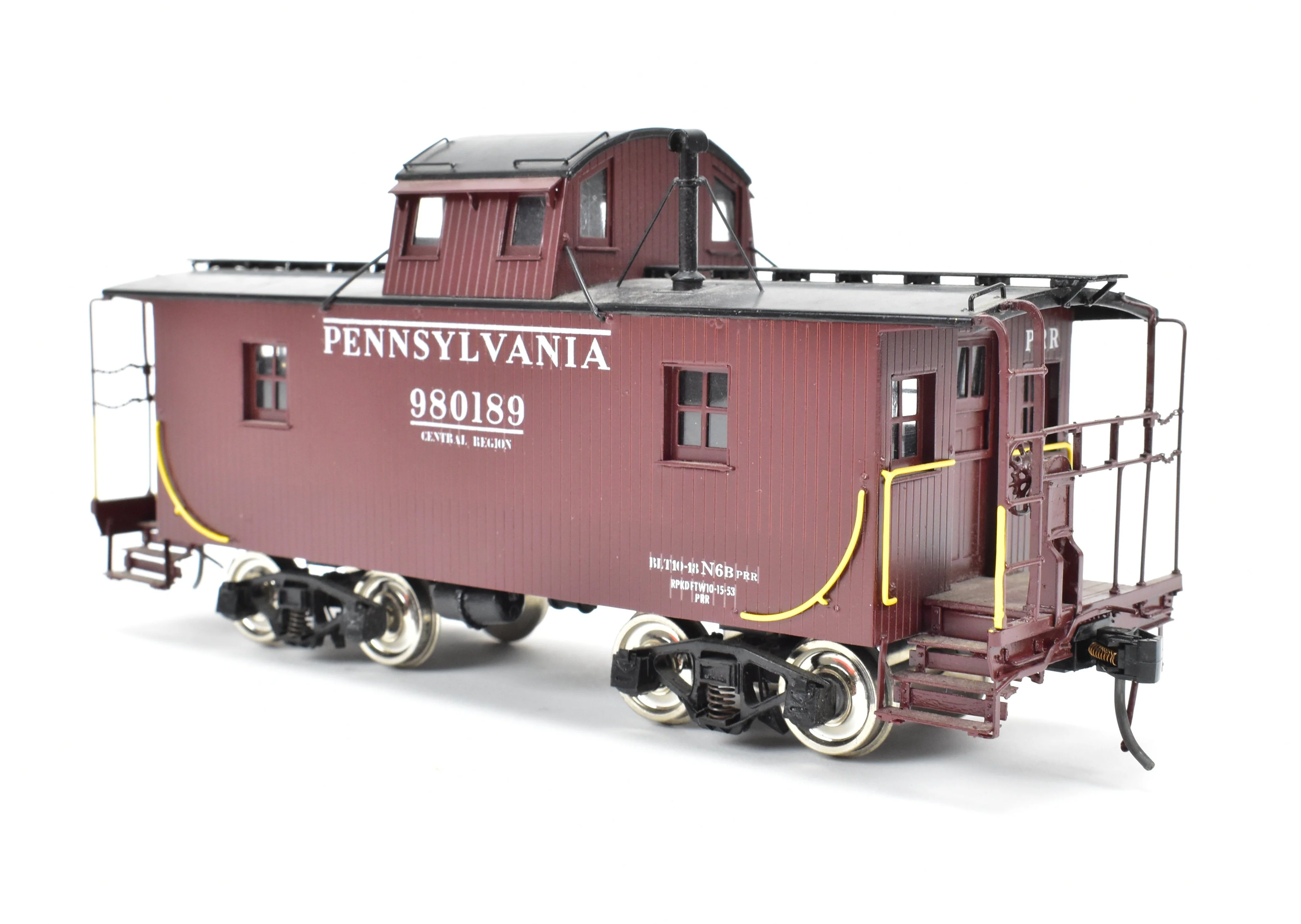 O Brass CON PSC - Precision Scale Co. PRR - Pennsylvania Railroad Cabin Car Class N6B Centered Cupola FP - Image 4