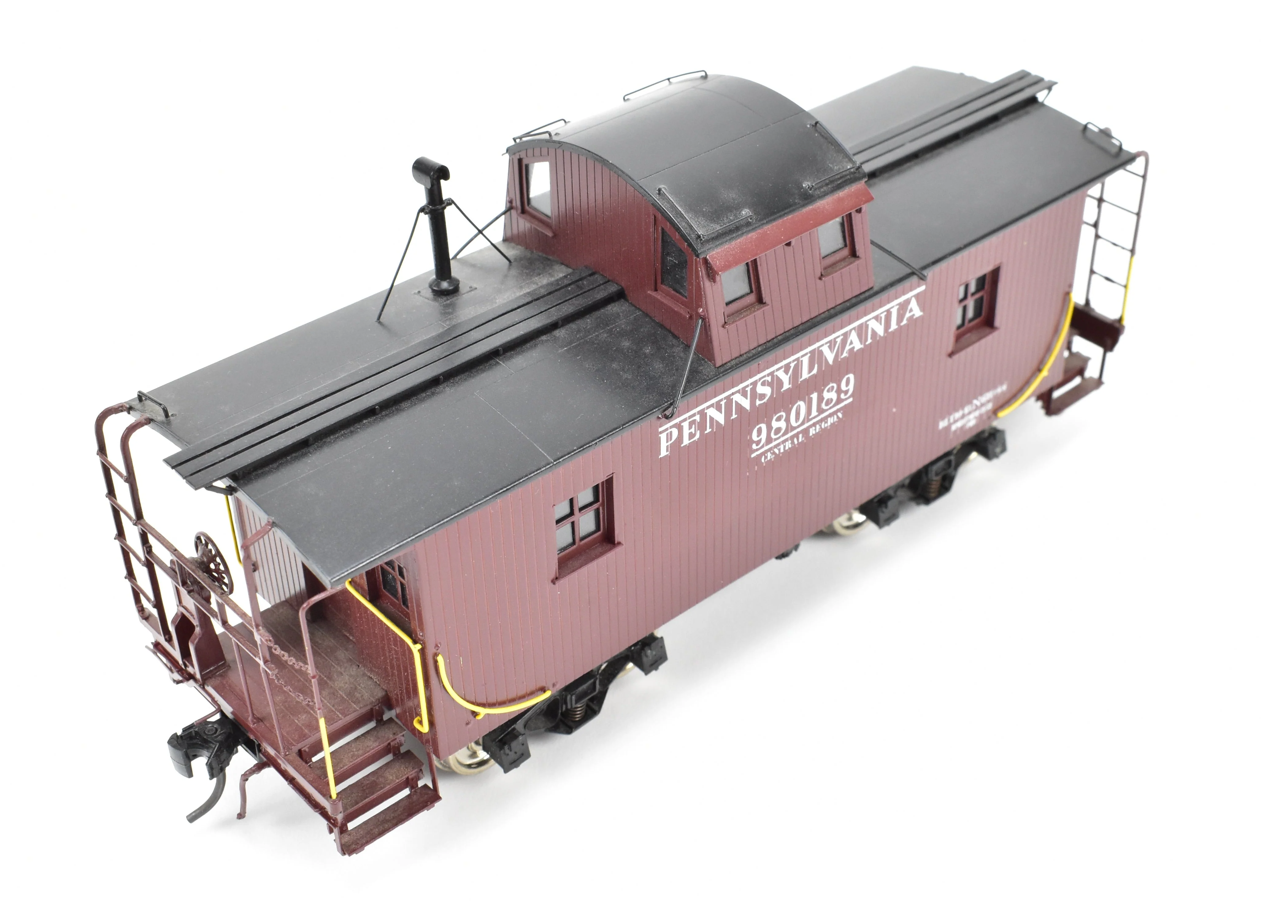 O Brass CON PSC - Precision Scale Co. PRR - Pennsylvania Railroad Cabin Car Class N6B Centered Cupola FP - Image 6