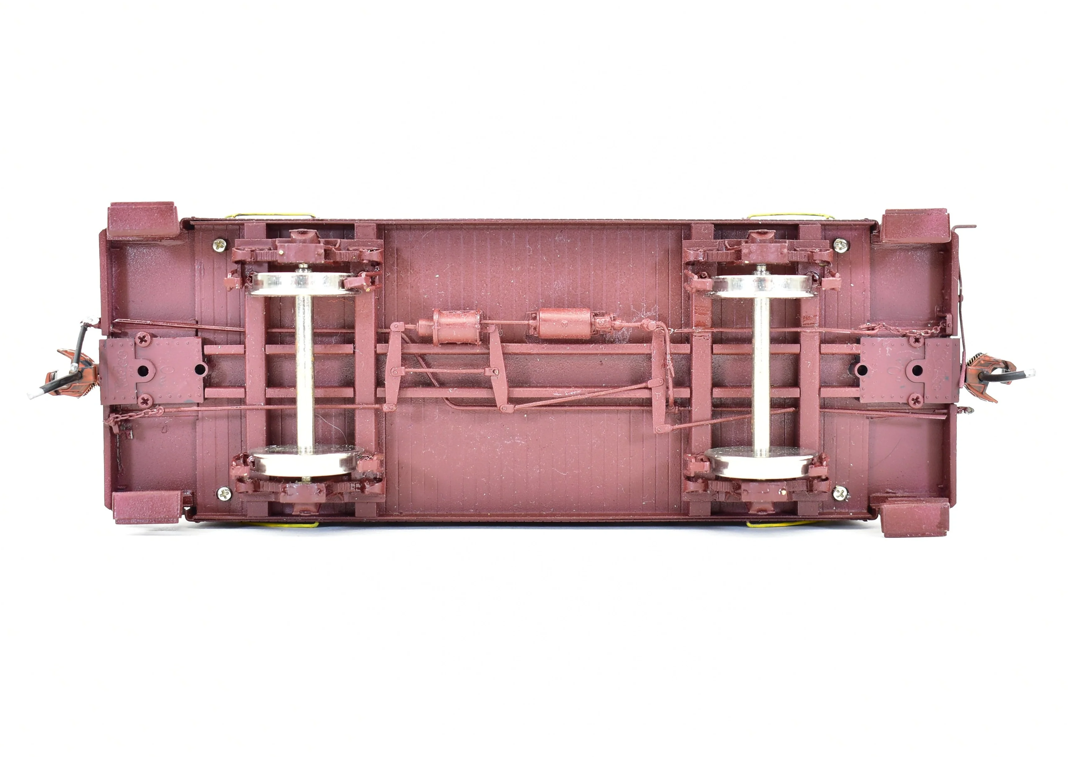 O Brass The Car Works PRR - Pennsylvania Railroad Wood Cabin Car Class ND 4-Wheel Custom Painted - Image 3