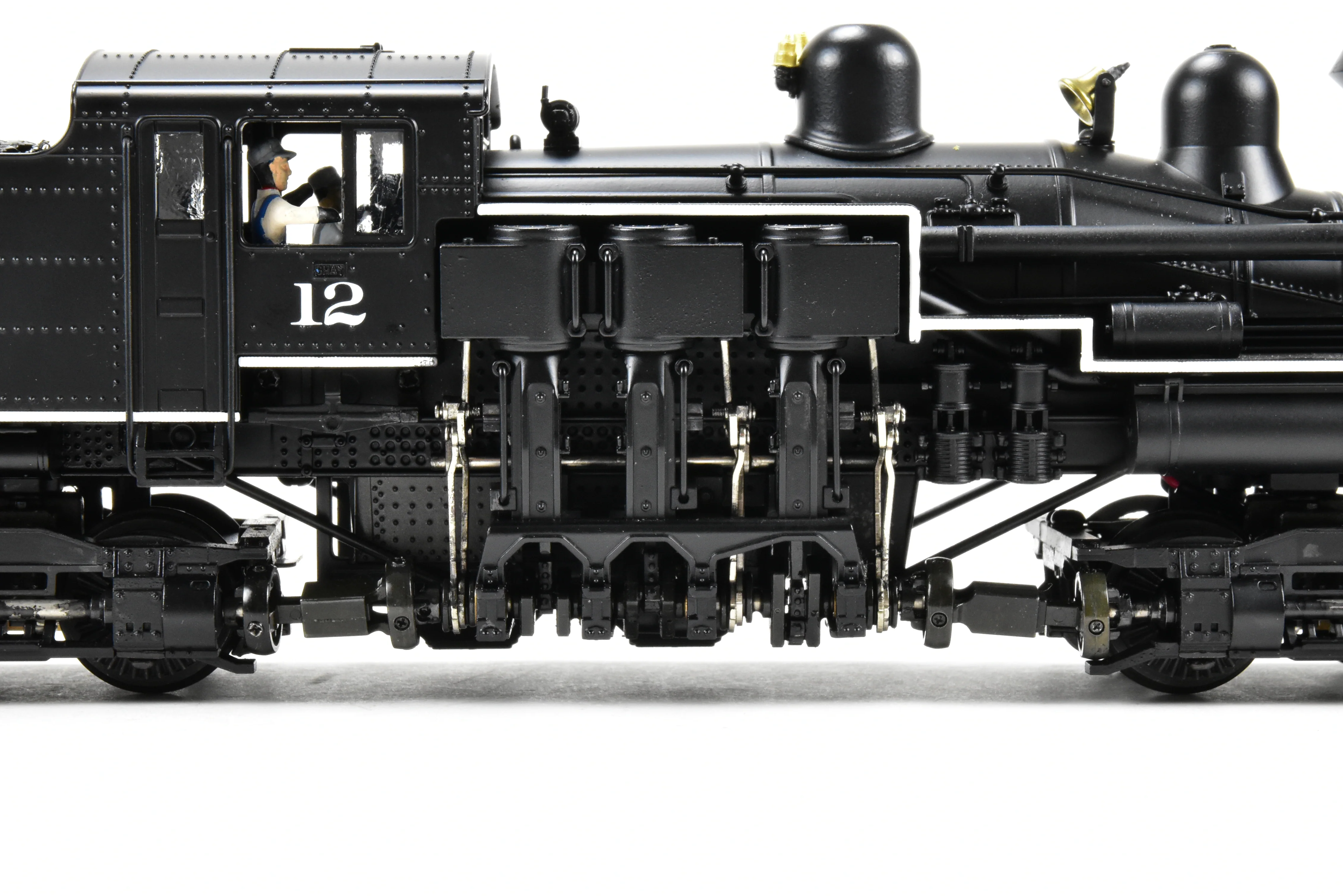 O Scale MTH - Mike's Train House Premier Diecast WVP&P - West Virginia Pulp & Paper Co. 4-Truck Shay Factory Painted No. 12 2-Rail Version - Image 13