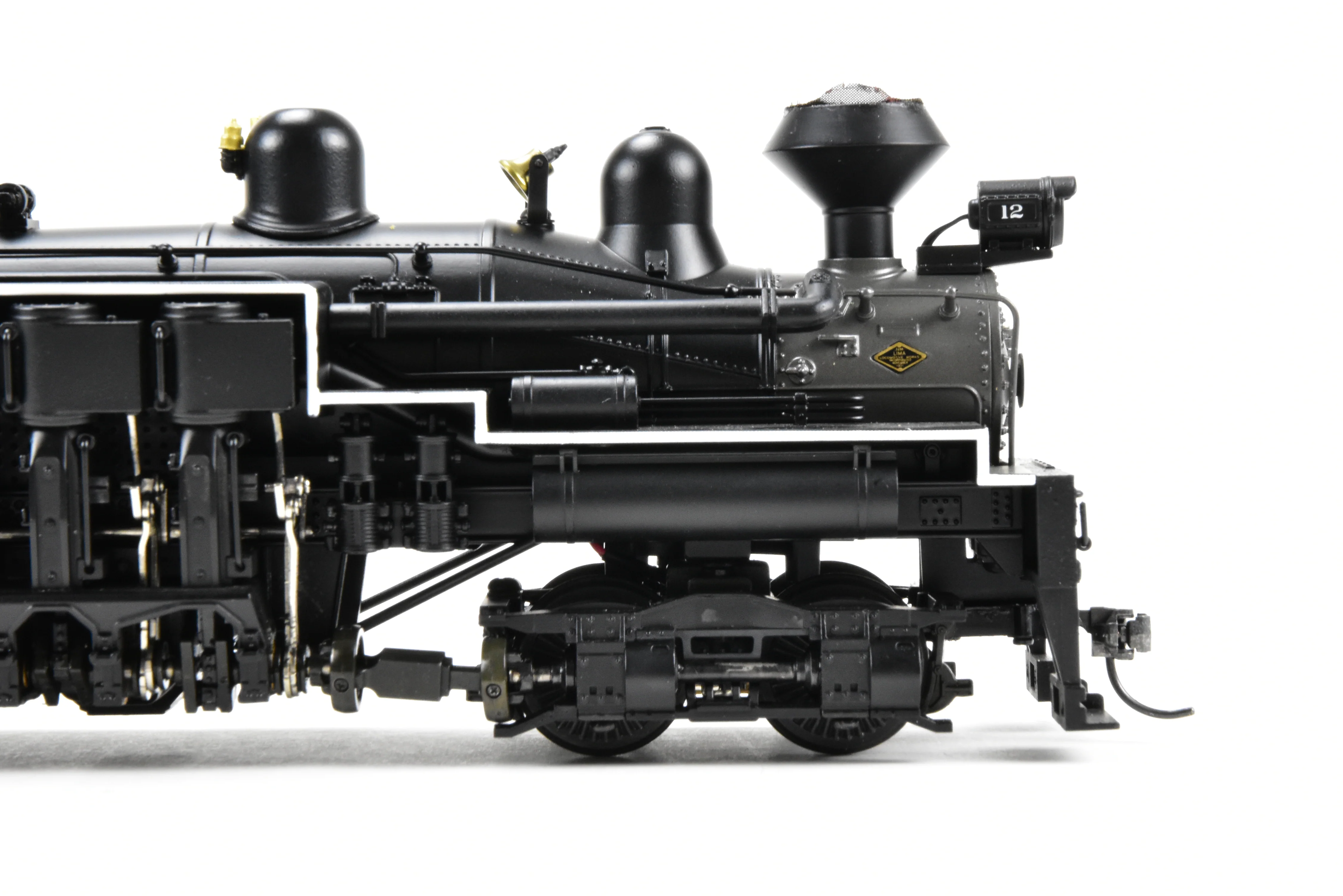 O Scale MTH - Mike's Train House Premier Diecast WVP&P - West Virginia Pulp & Paper Co. 4-Truck Shay Factory Painted No. 12 2-Rail Version - Image 17