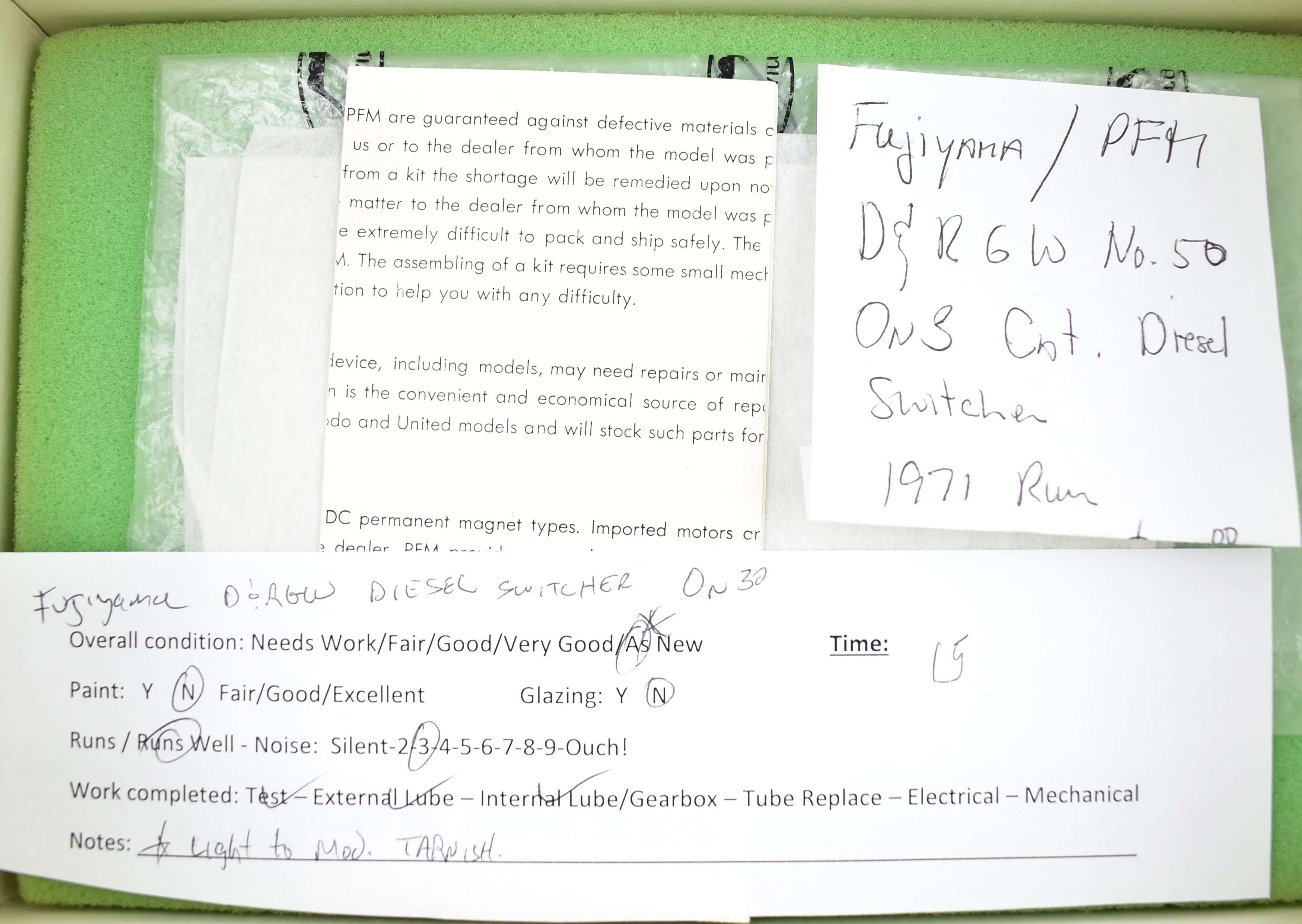 On3 Brass PFM - Fujiyama D&RGW - Denver & Rio Grande Western Diesel Switcher #50 - Image 14